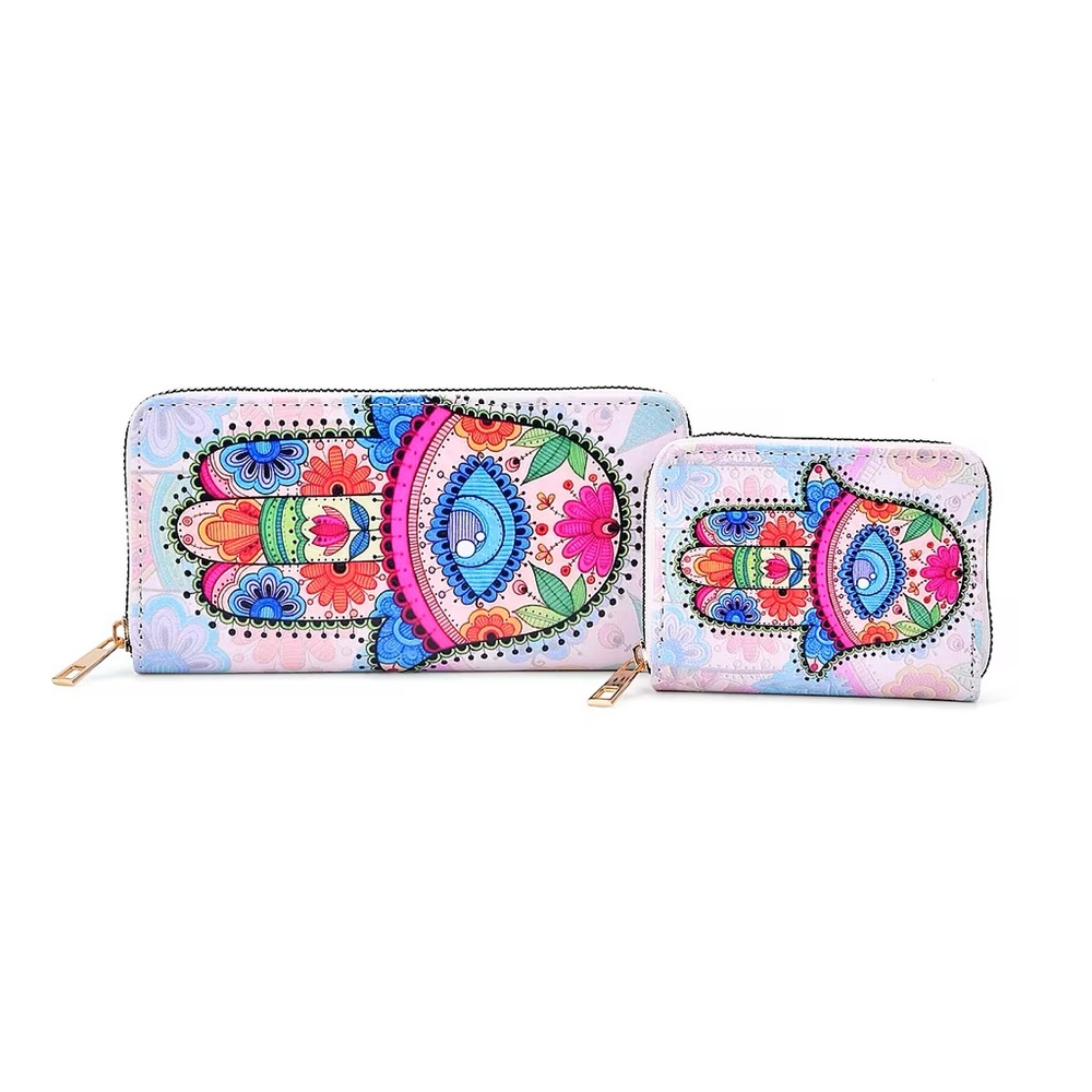 Hamsa Colorful Women's Wallet Set💕